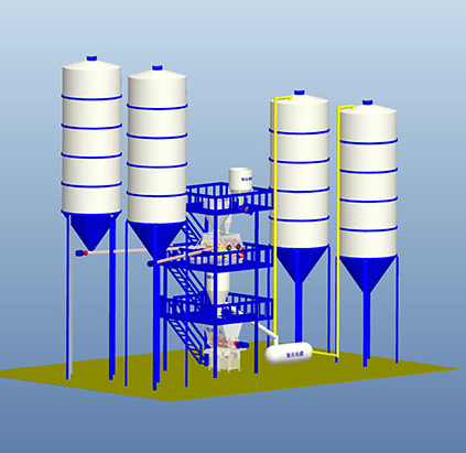 全自動干粉砂漿生產(chǎn)線